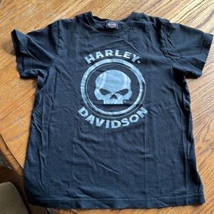 Harley Davidson black shirt sleeved tshirt, CM